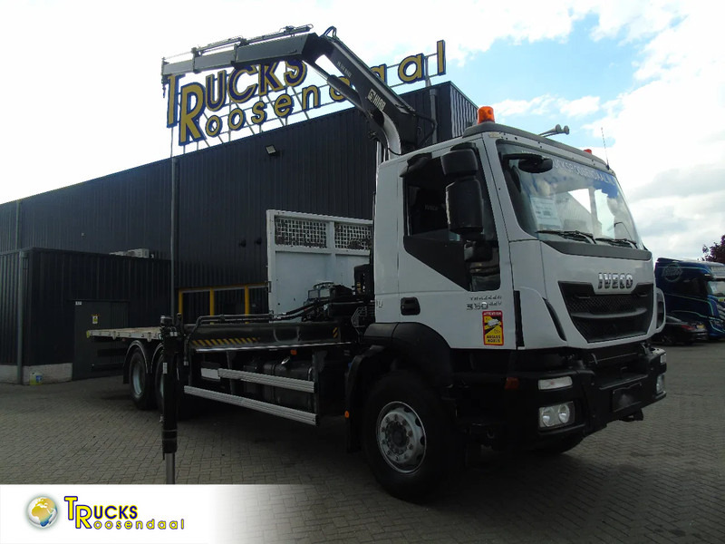 Iveco Eurotrakker 360 EEV + HIAB 144B- 2 + 6X4 + REMOTE + SPRING/BIG AXLE + EURO 5 - Camión grúa: foto 1 Iveco Eurotrakker 360 EEV + HIAB 144B- 2 + 6X4 + REMOTE + SPRING/BIG AXLE + EURO 5 - Camión grúa: foto 1