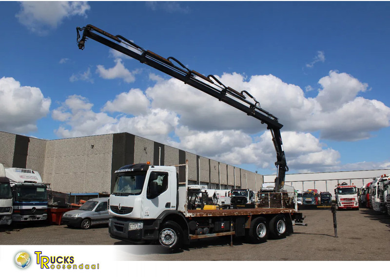 Renault Kerax 370 + HIAB 166-4 HIDRUO + 6X4 + MANUAL + SPRING + REMOTE + EURO 5 + 6X4 - Camión grúa: foto 1 Renault Kerax 370 + HIAB 166-4 HIDRUO + 6X4 + MANUAL + SPRING + REMOTE + EURO 5 + 6X4 - Camión grúa: foto 1