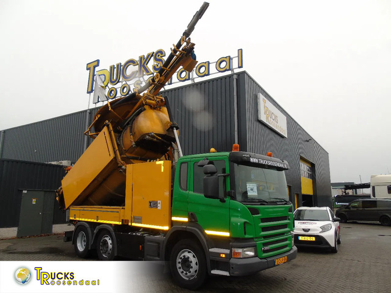 Scania P 360 + COMBI VACUUM WIEDEMANN + 6X4 - Limpieza de alcantarillado: foto 1 Scania P 360 + COMBI VACUUM WIEDEMANN + 6X4 - Limpieza de alcantarillado: foto 1