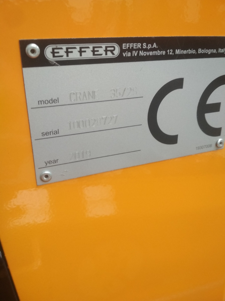 Effer 35 S - Grúa: foto 5 Effer 35 S - Grúa: foto 5