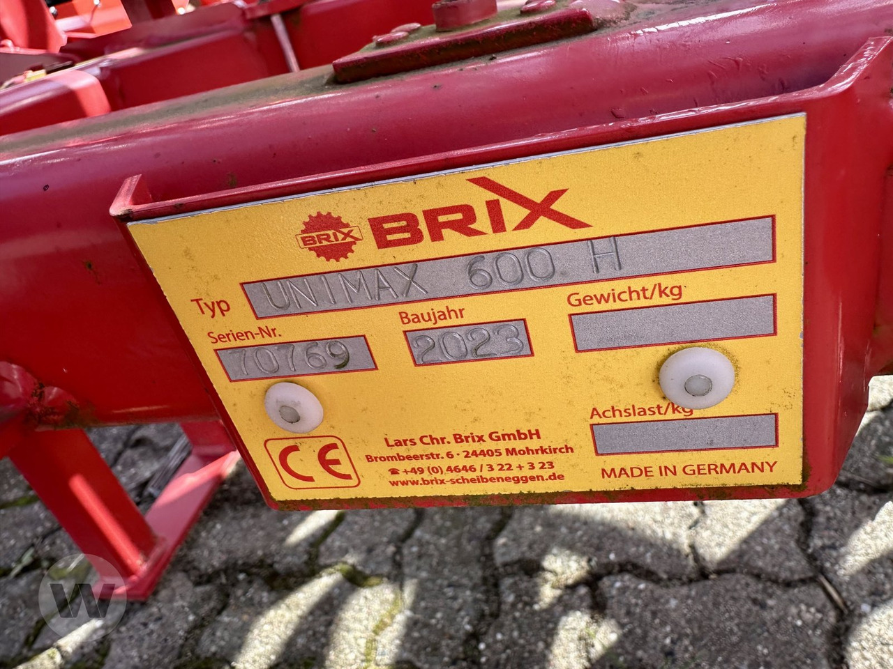 Cultivador nuevo Brix UNIMAX 600 H: foto 6