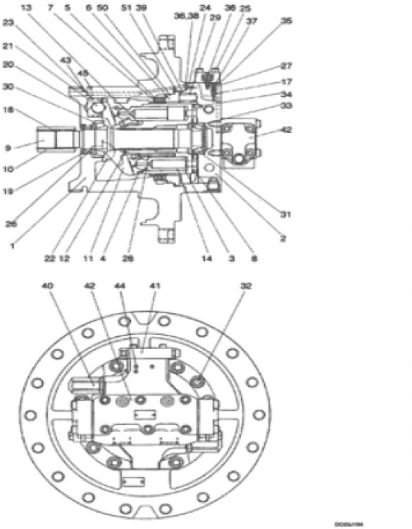 Kobelco LC15V00007F3 - LC15V00007F1 - Motor hidráulico para Maquinaria de construcción: foto 3 Kobelco LC15V00007F3 - LC15V00007F1 - Motor hidráulico para Maquinaria de construcción: foto 3