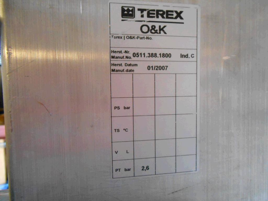 Terex O&K 6002157 - 4027493 - Intercooler para Maquinaria de construcción: foto 5 Terex O&K 6002157 - 4027493 - Intercooler para Maquinaria de construcción: foto 5
