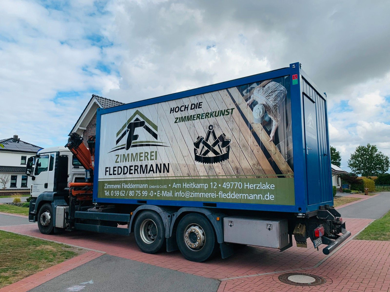 MAN TGS26400-6x2 LL/ TEREX 165 - EA3 - Camión caja abierta, Camión grúa: foto 2 MAN TGS26400-6x2 LL/ TEREX 165 - EA3 - Camión caja abierta, Camión grúa: foto 2