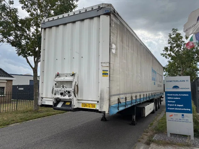 Krone SD curtainslider taillift standard chassis drum brakes - Semirremolque lona: foto 1 Krone SD curtainslider taillift standard chassis drum brakes - Semirremolque lona: foto 1