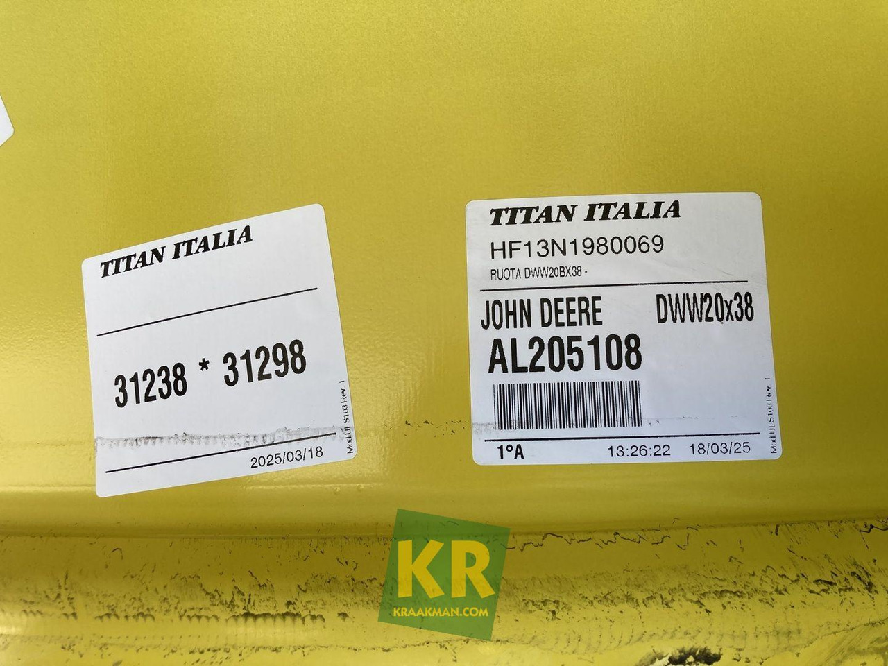 18 X 38 velg John Deere - Llanta para Tractor: foto 4 18 X 38 velg John Deere - Llanta para Tractor: foto 4