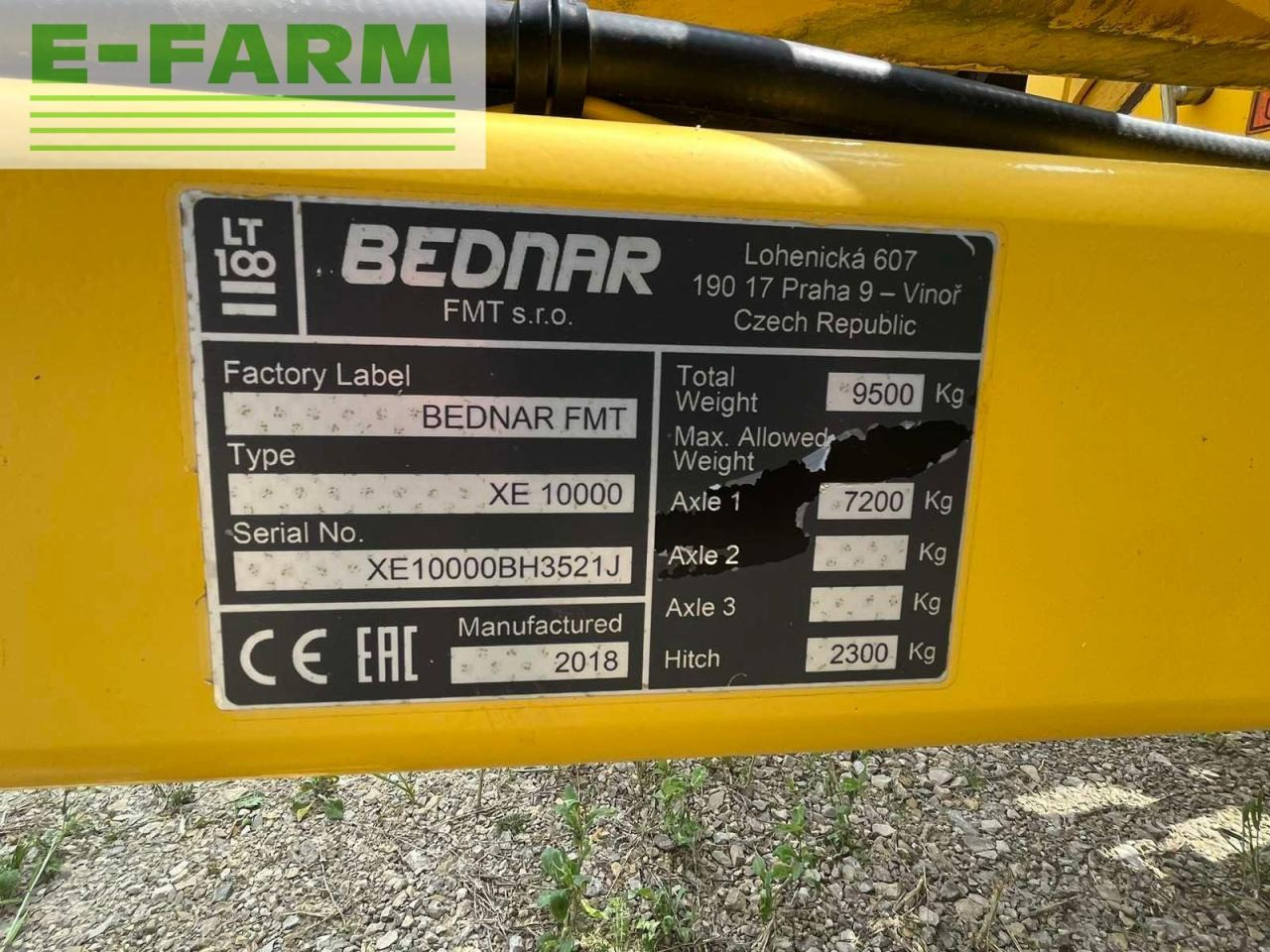 Rastras Bednar Sfifterdisc XE10000: foto 6