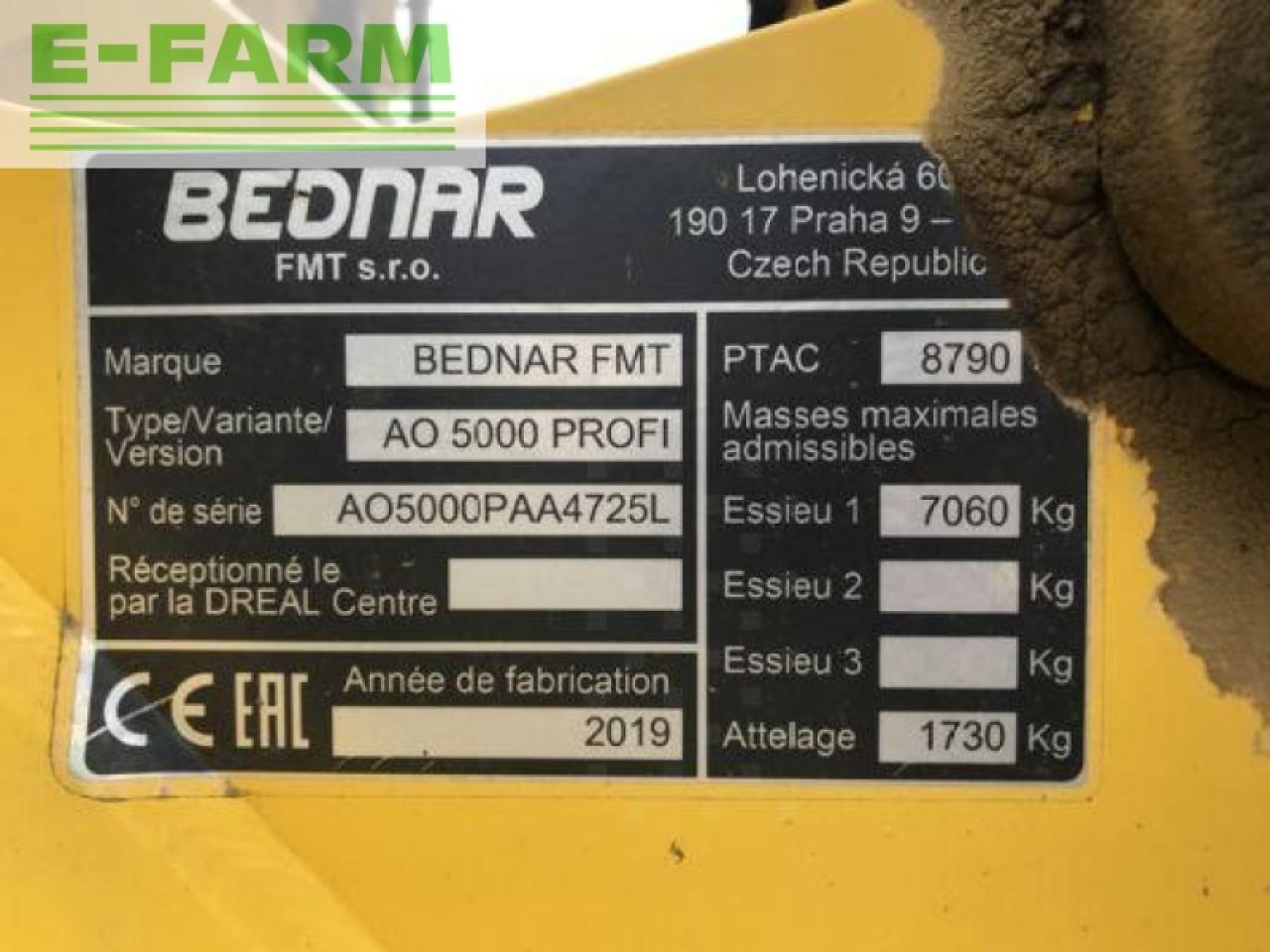 Bednar ao 5000 profi - Cultivador: foto 5 Bednar ao 5000 profi - Cultivador: foto 5