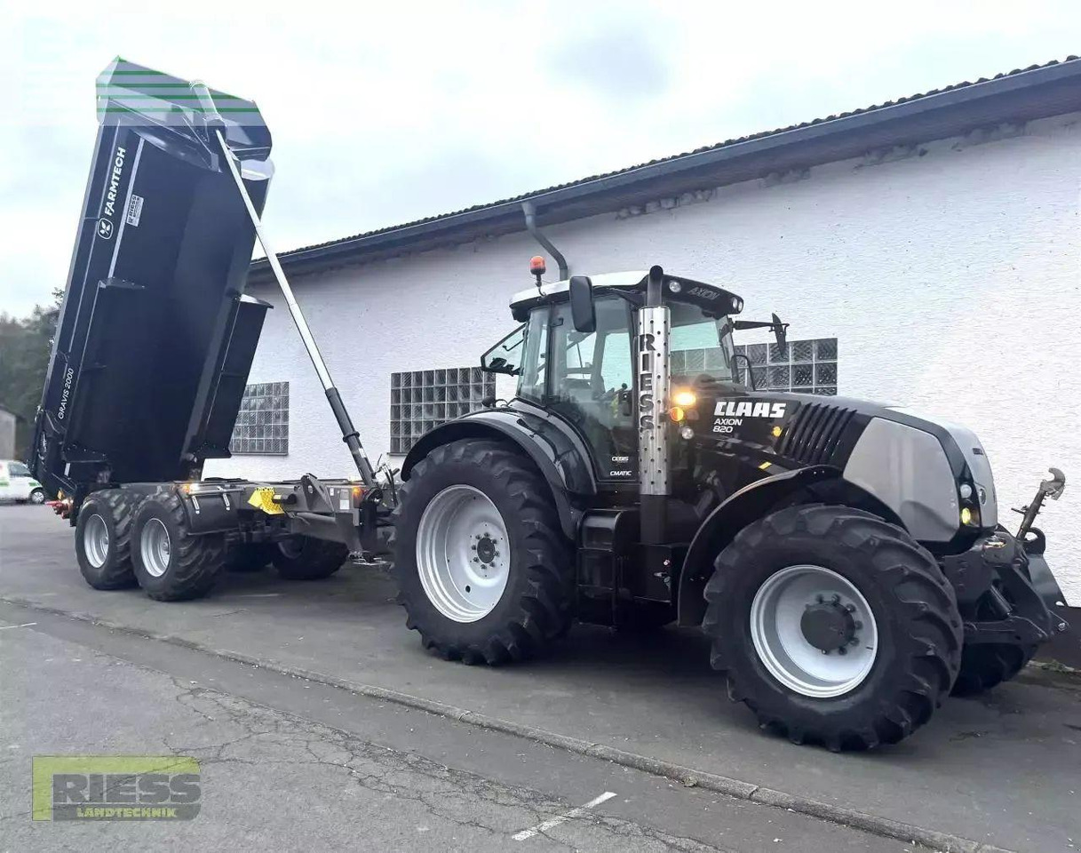CLAAS axion 810 cmatic + farmtech gravis 2000 CMATIC - Tractor: foto 2 CLAAS axion 810 cmatic + farmtech gravis 2000 CMATIC - Tractor: foto 2