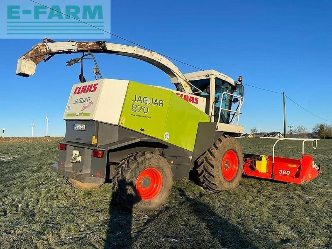 CLAAS jaguar 870 speedstar + kemper 360 plus + pick-up top! - Cosechadora de forraje: foto 4 CLAAS jaguar 870 speedstar + kemper 360 plus + pick-up top! - Cosechadora de forraje: foto 4