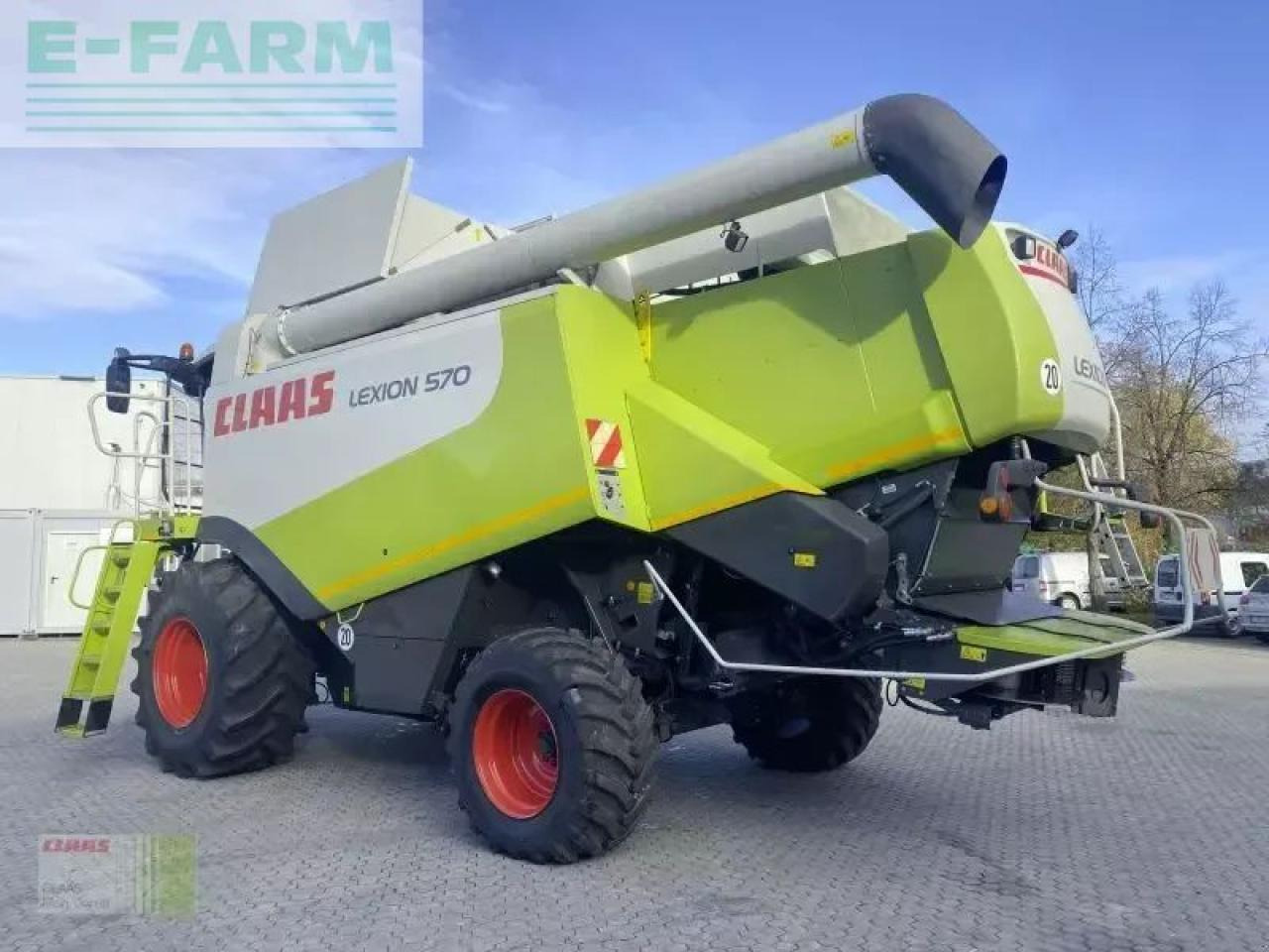 CLAAS lexion 570 + v750 + tw - Cosechadora de granos: foto 4 CLAAS lexion 570 + v750 + tw - Cosechadora de granos: foto 4