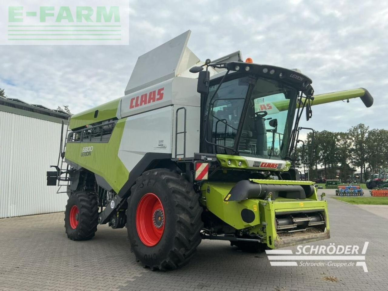 CLAAS lexion 6800 + vario 1080 (inkl. raps) - Cosechadora de granos: foto 3 CLAAS lexion 6800 + vario 1080 (inkl. raps) - Cosechadora de granos: foto 3