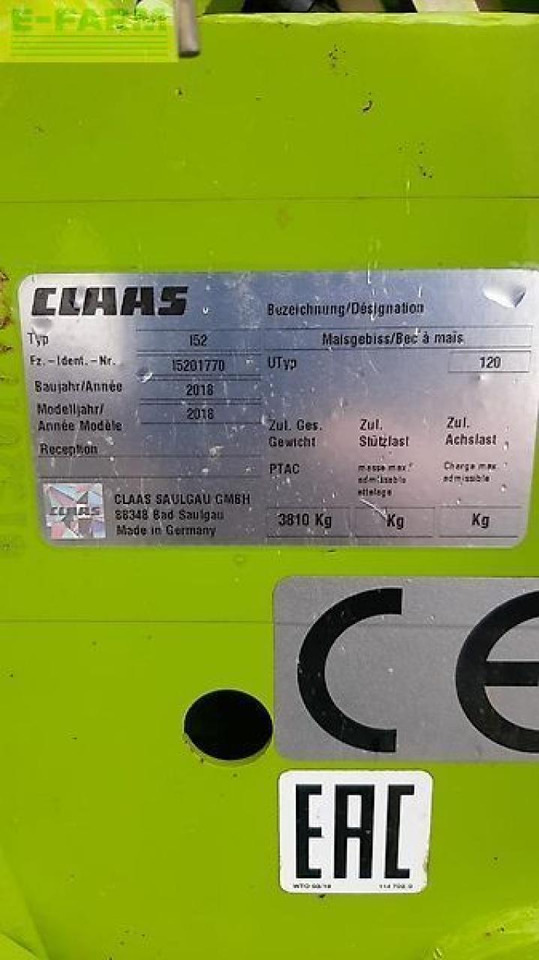 CLAAS orbis 750 top zustand - Accesorios para cosechadoras de forraje: foto 5 CLAAS orbis 750 top zustand - Accesorios para cosechadoras de forraje: foto 5