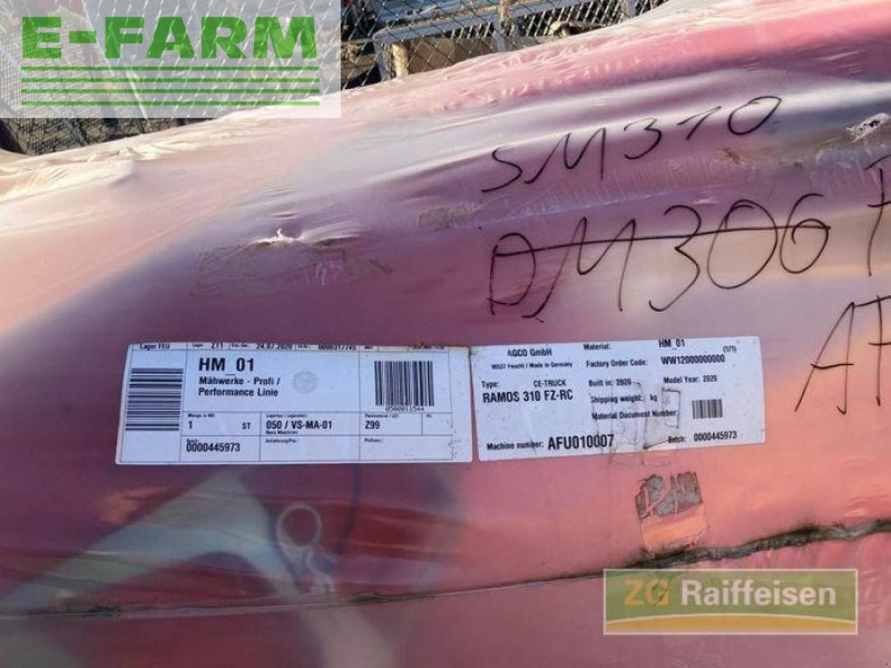 Fendt ramos 310 fz-rc - Segadora: foto 5 Fendt ramos 310 fz-rc - Segadora: foto 5