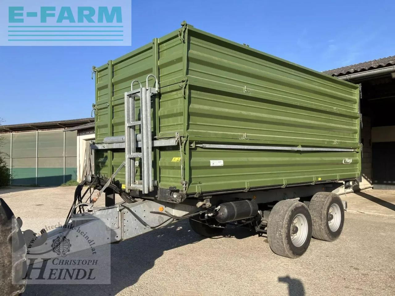 Fliegl tdk 130 fox - Remolque volquete agrícola: foto 1 Fliegl tdk 130 fox - Remolque volquete agrícola: foto 1