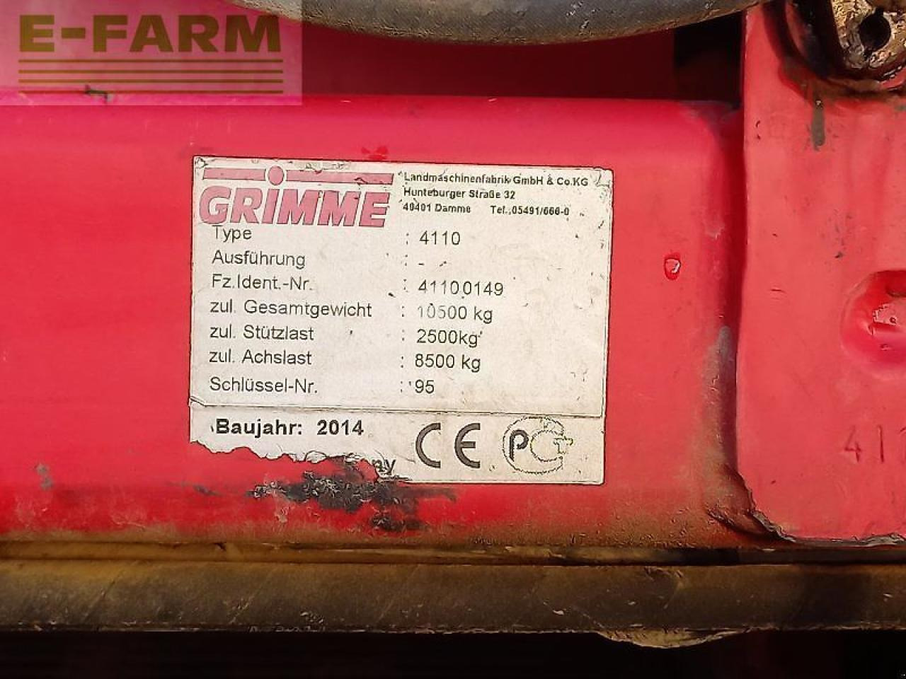 Grimme se 260 - Arrancadora de patatas: foto 3 Grimme se 260 - Arrancadora de patatas: foto 3