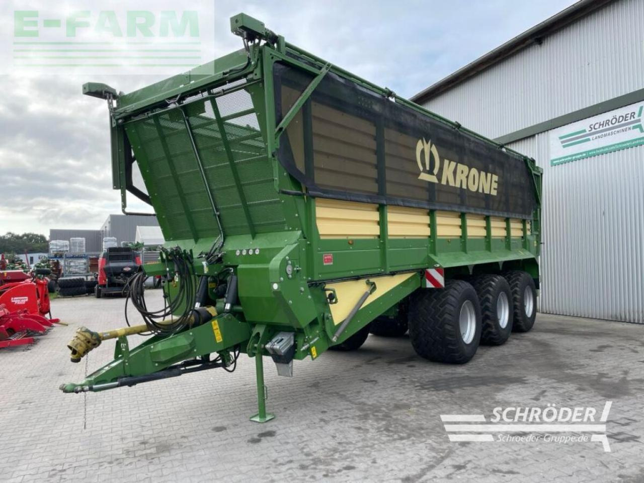 Krone tx 560 | waage + laderaumabdeckung - Remolque volquete agrícola: foto 5 Krone tx 560 | waage + laderaumabdeckung - Remolque volquete agrícola: foto 5