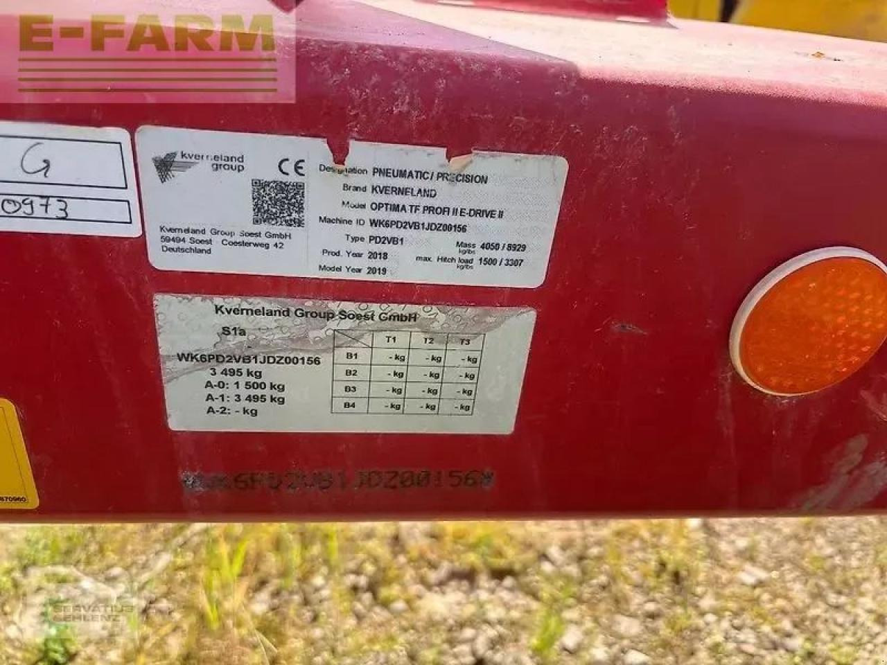 Sembradora de precisión Kverneland optima tf profi ii e - drive ii: foto 10