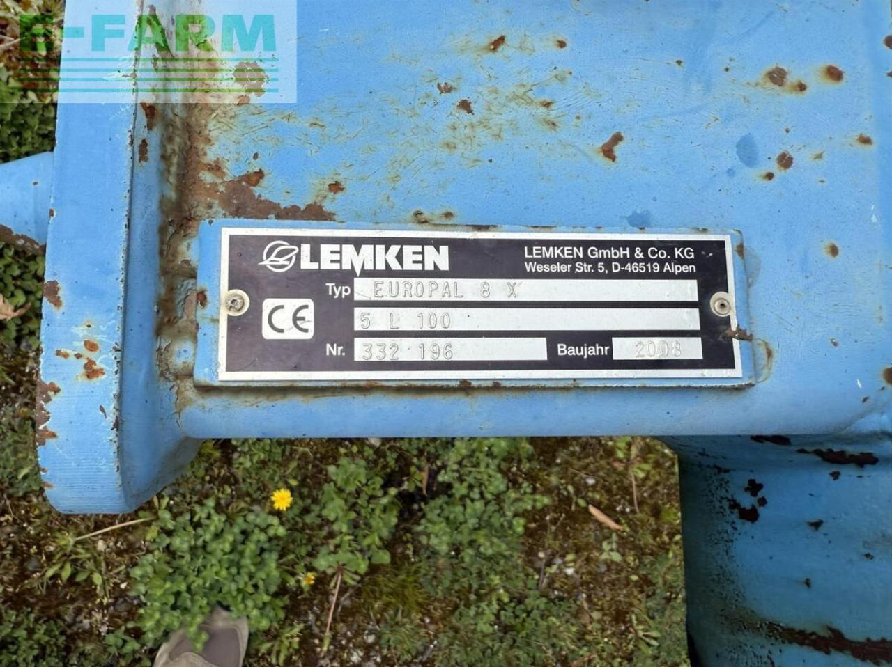 Lemken europal 8x - Arado: foto 5 Lemken europal 8x - Arado: foto 5