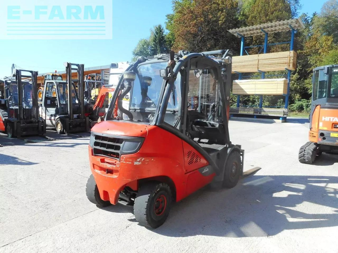 Linde h30d-02 triplex 5,5m + ss + halbkabine - Carretilla elevadora: foto 4 Linde h30d-02 triplex 5,5m + ss + halbkabine - Carretilla elevadora: foto 4