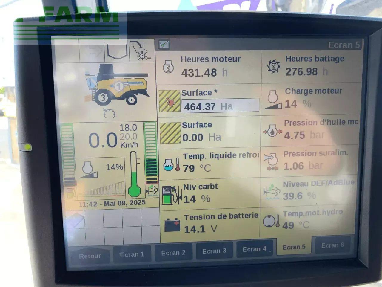 New Holland cx 6.80 - Cosechadora de granos: foto 4 New Holland cx 6.80 - Cosechadora de granos: foto 4