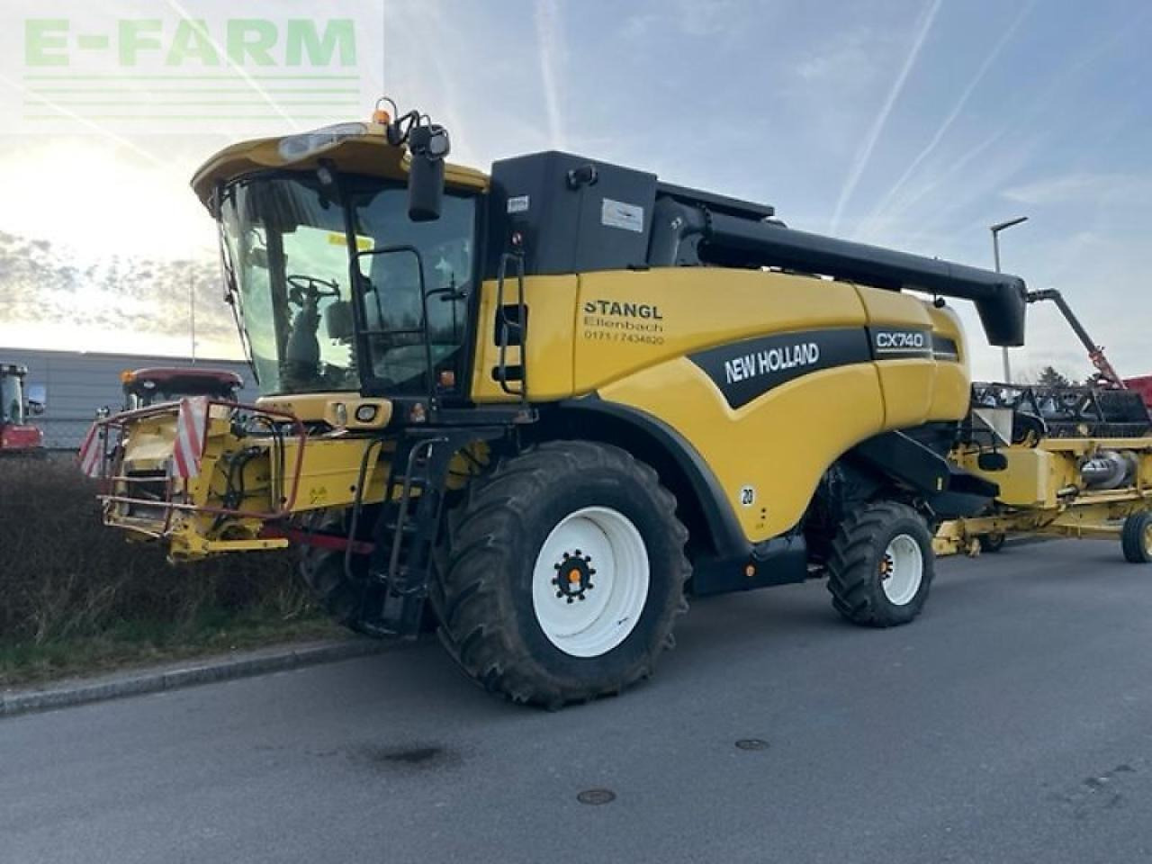New Holland cx 740 **durchrepariert** - Cosechadora de granos: foto 1 New Holland cx 740 **durchrepariert** - Cosechadora de granos: foto 1