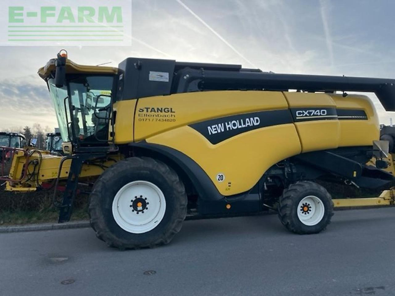 New Holland cx 740 **durchrepariert** - Cosechadora de granos: foto 2 New Holland cx 740 **durchrepariert** - Cosechadora de granos: foto 2