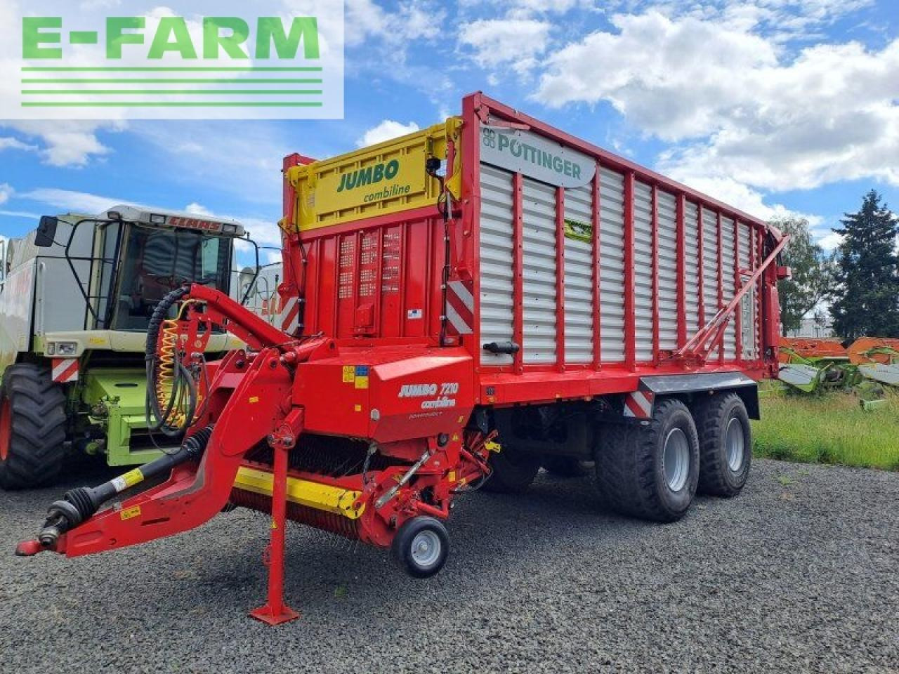 Pöttinger jumbo 7210 d combiline - Remolque volquete agrícola: foto 1 Pöttinger jumbo 7210 d combiline - Remolque volquete agrícola: foto 1