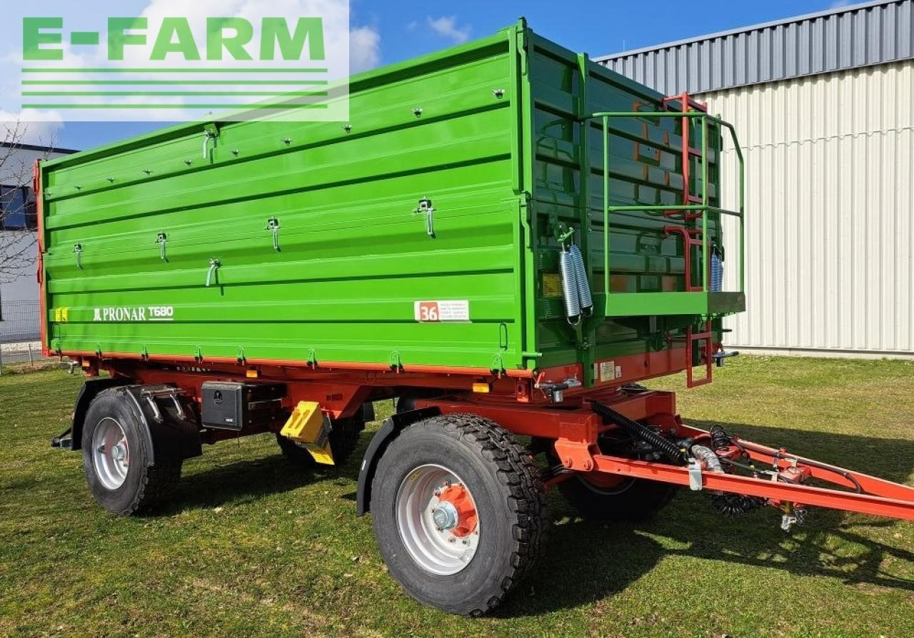 Pronar t680 zweiachs- dreiseitenkipper - Remolque volquete agrícola: foto 3 Pronar t680 zweiachs- dreiseitenkipper - Remolque volquete agrícola: foto 3
