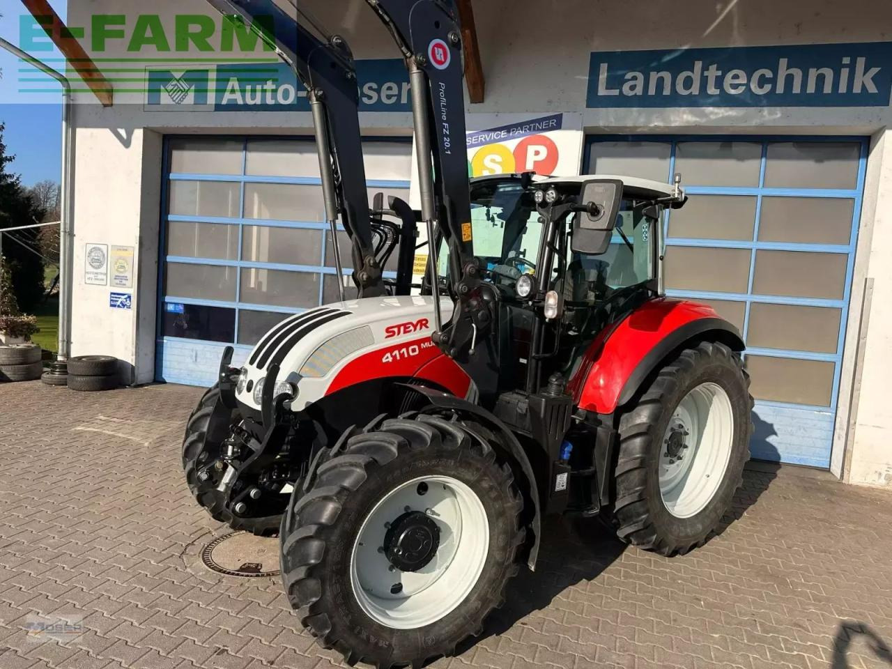 Steyr 4110 multi - Tractor: foto 2 Steyr 4110 multi - Tractor: foto 2