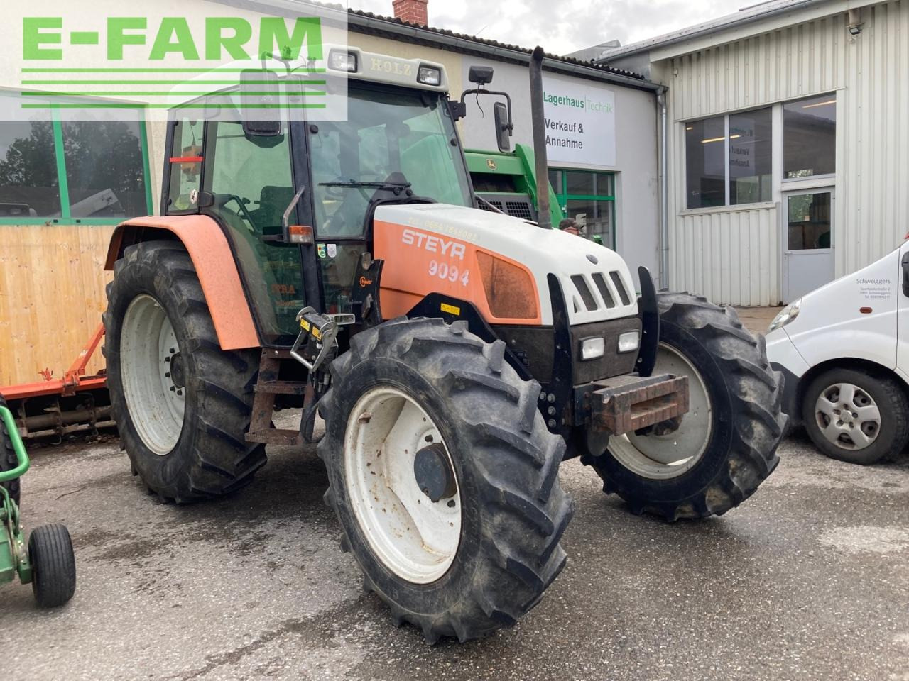 Steyr 9094 mit Hauer POM-R90 - Tractor: foto 3 Steyr 9094 mit Hauer POM-R90 - Tractor: foto 3