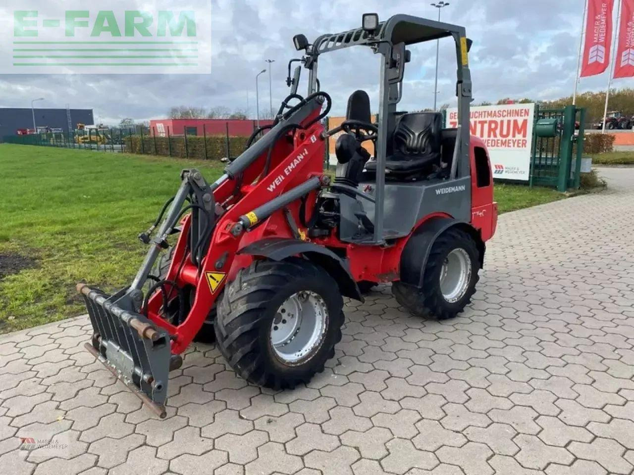 Weidemann 1240 cx 35 hoflader - Miniexcavadora: foto 1 Weidemann 1240 cx 35 hoflader - Miniexcavadora: foto 1