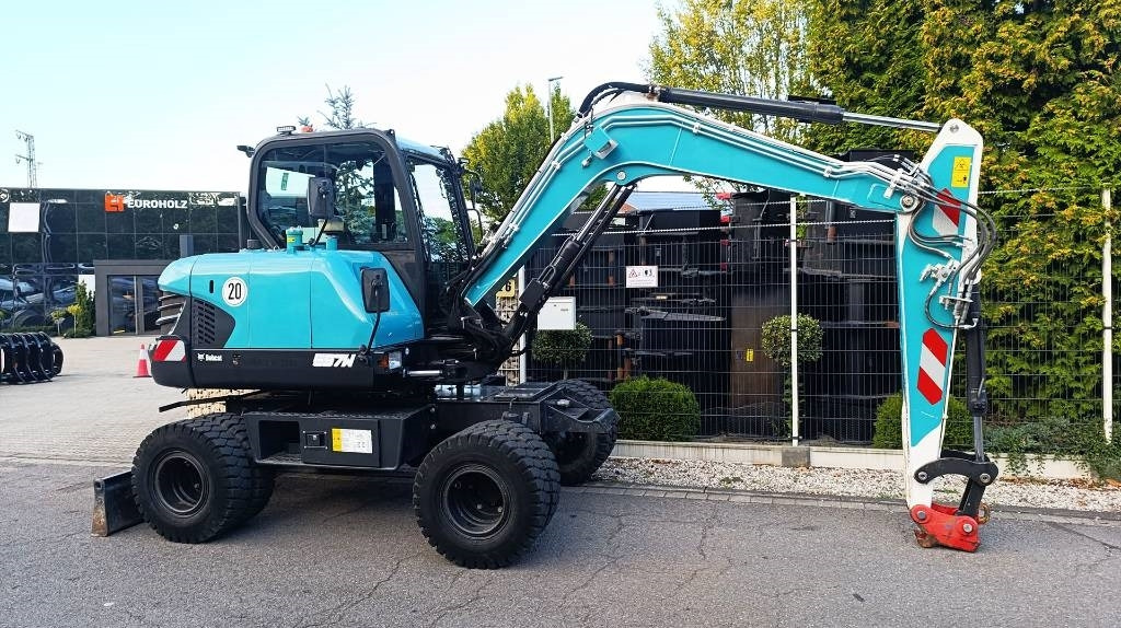 Bobcat Mobilbagger E 57 W, Schnellwechsler MS08, Allrad - Excavadora de ruedas: foto 2 Bobcat Mobilbagger E 57 W, Schnellwechsler MS08, Allrad - Excavadora de ruedas: foto 2