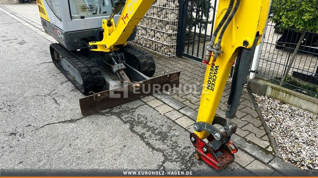 Miniexcavadora Wacker Neuson 1404 Minibagger, Schnellwechsler MS01, Knickmatik: foto 8