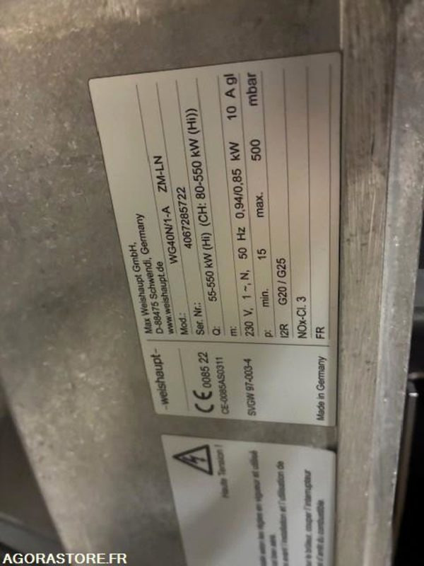 Bruleur chaudière gaz - Herramienta/ Equipo: foto 2 Bruleur chaudière gaz - Herramienta/ Equipo: foto 2