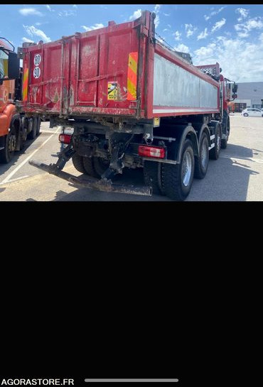 PORTEUR DAF 8X4 BIBENNE GRUE - Camión: foto 2 PORTEUR DAF 8X4 BIBENNE GRUE - Camión: foto 2