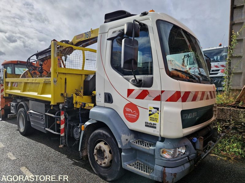 Porteur tribenne grue Daf LF55 220 -227727-2006 - BQ086KY - Camión: foto 4 Porteur tribenne grue Daf LF55 220 -227727-2006 - BQ086KY - Camión: foto 4
