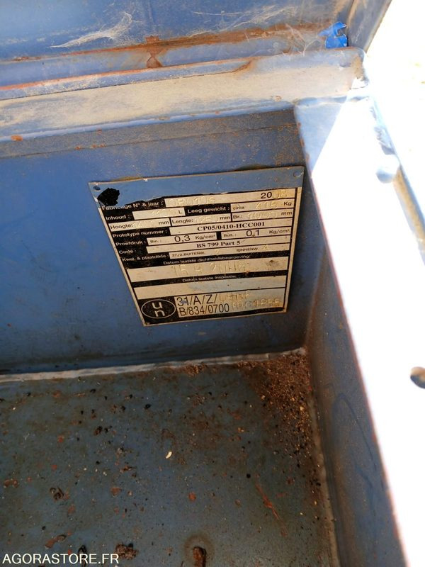 Cuve gazole métallique avec distributeur Bollaert - Equipo de construcción: foto 3 Cuve gazole métallique avec distributeur Bollaert - Equipo de construcción: foto 3