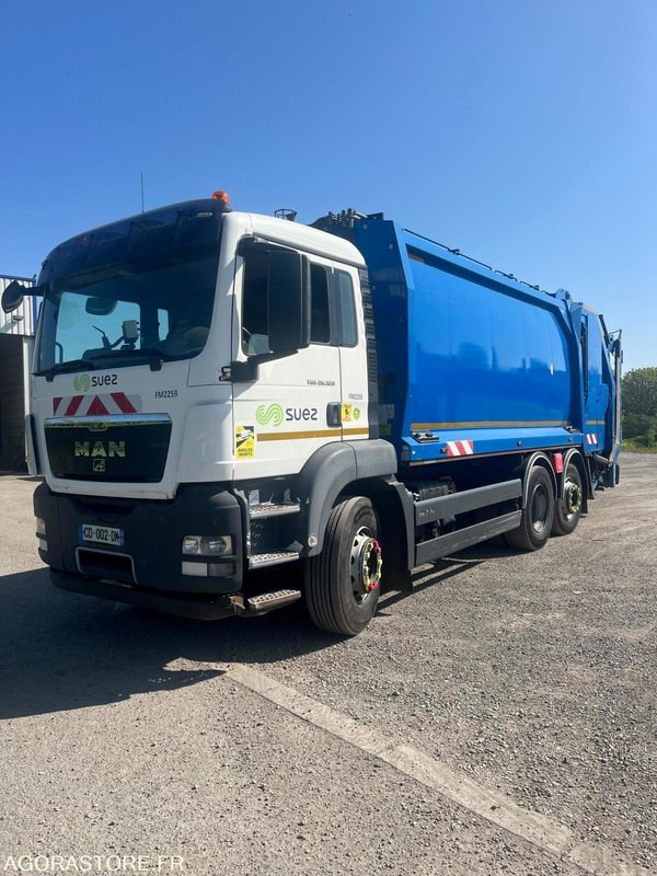 MAN 26T/BOM - CD002DM - 2012 / 518 646 KM - Camión de basura: foto 2 MAN 26T/BOM - CD002DM - 2012 / 518 646 KM - Camión de basura: foto 2