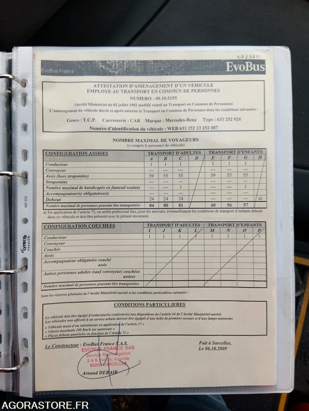 MERCEDES INTOURO N°093380 - Autobús escolar: foto 3 MERCEDES INTOURO N°093380 - Autobús escolar: foto 3