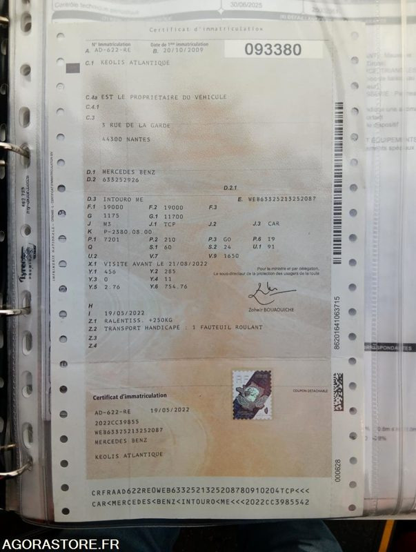 MERCEDES INTOURO N°093380 - Autobús escolar: foto 4 MERCEDES INTOURO N°093380 - Autobús escolar: foto 4