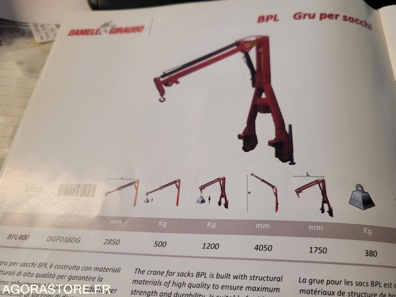 Lève sac - Maquinaria agrícola: foto 3 Lève sac - Maquinaria agrícola: foto 3