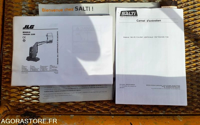 Plataforma elevadora Nacelle électrique Toucan mat Vertical JLG 1100 A: foto 18