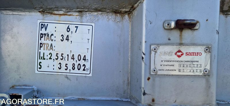 Remorque 3 essieux SAMRO - Semirremolque: foto 4 Remorque 3 essieux SAMRO - Semirremolque: foto 4