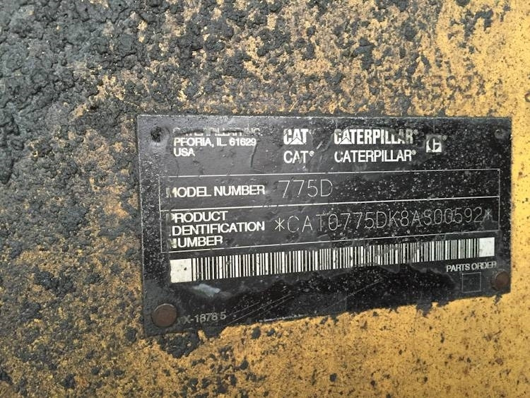 CATPILLAR 775D - Dúmper rígido: foto 4 CATPILLAR 775D - Dúmper rígido: foto 4