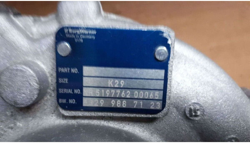 MAN Cummens K29- D2066/ Mersedes OM 457 - Turbocompresor: foto 5 MAN Cummens K29- D2066/ Mersedes OM 457 - Turbocompresor: foto 5