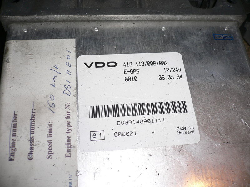 Scania VDO 412.413/006/002 - Unidad de control: foto 2 Scania VDO 412.413/006/002 - Unidad de control: foto 2