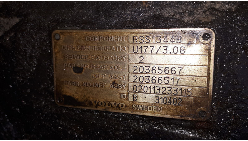 Volvo MS17X.- 2.85/ 3.08 .\5.29\ 5.63. - Diferencial: foto 3 Volvo MS17X.- 2.85/ 3.08 .\5.29\ 5.63. - Diferencial: foto 3