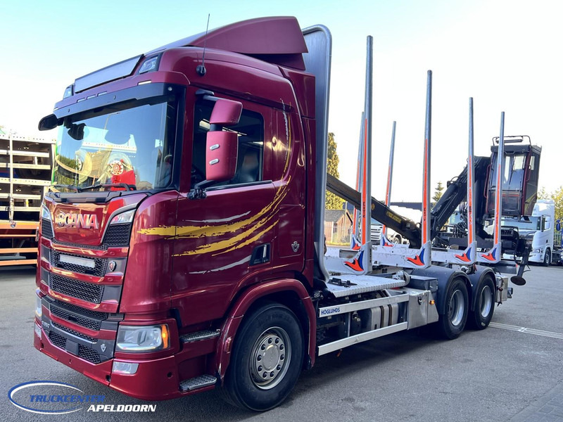 Scania R650 V8 NGS 6x4, Retarder, Jonsered Houtkraan - Camión forestal, Camión grúa: foto 3 Scania R650 V8 NGS 6x4, Retarder, Jonsered Houtkraan - Camión forestal, Camión grúa: foto 3