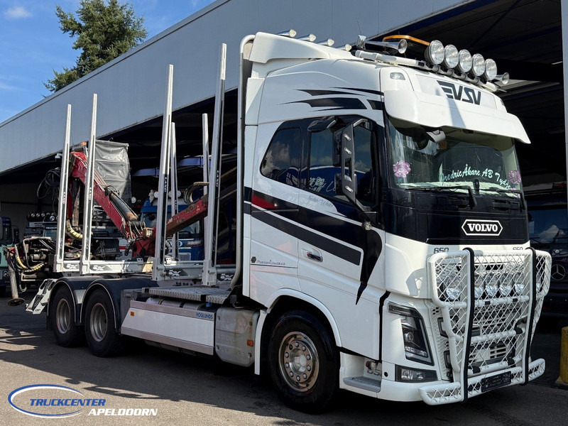 Volvo FH 650 6x4, FTG V1000X.81 laadkraan - Camión forestal, Camión grúa: foto 1 Volvo FH 650 6x4, FTG V1000X.81 laadkraan - Camión forestal, Camión grúa: foto 1